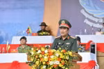 Thượng tướng Phùng Sĩ Tấn, Phó Tổng Tham mưu trưởng Quân đội Nhân dân Việt Nam phát biểu. (Ảnh: Minh Đức/TTXVN)