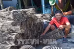 Làng nghề lợp của ở Đồng Tháp. (Ảnh: Chương Đài/TTXVN)