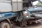 Xe container dừng đột ngột gây tai nạn liên hoàn trên Quốc lộ 10