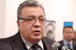 Đại sứ Andrey Karlov trong bức ảnh chụp ngay trước khi bị bắn. (Nguồn: RIA Novosti)