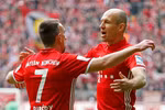 Arjen Robben và Franck Ribéry đã có những đóng góp không nhỏ cho Bayern. (Nguồn: Getty Images)
