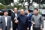 Thủ tướng Nguyễn Xuân Phúc kiểm tra công tác chuẩn bị cho Hội nghị Thượng đỉnh Mỹ-Triều Tiên lần thứ hai. (Ảnh: Thống Nhất/TTXVN)