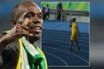 Usain Bolt trổ tài ném lao. (Nguồn: scoopnest.com)