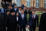 Nhà lãnh đạo Triều Tiên Kim Jong-un bắt đầu thăm Nga. (Nguồn: UssurMedia)