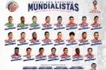 Danh sách 23 cầu thủ Costa Rica. (Nguồn: stumptownfooty)