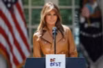 Đệ nhất phu nhân của nước Mỹ, bà Melania Trump. (Nguồn: Reuters)