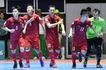 Đội tuyển Futsal Việt Nam giành chiến thắng lịch sử. (Nguồn: Futsal Vietnam)