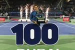 Federer cán mốc 100 danh hiệu ATP. (Nguồn: EPA)