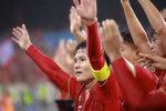 Tuyển thủ Nguyễn Quang Hải và các đồng đội tại vòng loại U23 châu Á 2020. (Ảnh: Trọng Đạt/TTXVN)