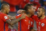 Eduardo Vargas đã ghi đến 4 bàn thắng vào lưới Mexico. (Nguồn: Getty Images)