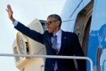 Tổng thống Mỹ Barack Obama đã đến Hy Lạp. (Nguồn: AP)