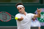 Federer thẳng tiến vào vòng 2 Wimbledon. (Nguồn: AP)
