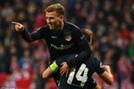 Antoine Griezmann ghi bàn giúp Atletico vào chung kết Champions League. (Nguồn: AFP/Getty Images)