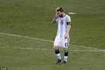 Messi không thể giúp Argentina tránh khỏi thất bại. (Nguồn: AP)
