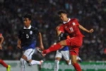 U16 Thái Lan (áo đỏ) giành vị trí thứ ba U16 AFF Cup 2016. 