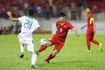 Công Phượng đã nỗ lực nhưng không thể giúp U22 Việt Nam đánh bại Indonesia. (Ảnh: Quốc Khánh/TTXVN)