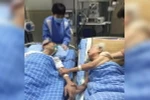Cụ ông đươc gặp vợ trước khi qua đời. (Nguồn: CCTV)
