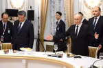 Tổng thống Nga Vladimir Putin và Tổng Bí thư, Chủ tịch Trung Quốc Tập Cận Bình tại Hội nghị BRICS (Nguồn: Kremlin)