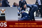 [Video] Ông Trump lên tiếng vụ Tổng thống Biden vấp ngã trên sân khấu