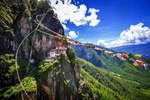 Tu viện Taksang ở Bhutan. (Ảnh: Vietravel)