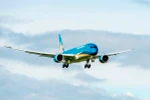 Máy bay Boeing 787-9 Dreamliner đầu tiên của Vietnam Airlines thực hiện thành công bay thử nghiệm. (Ảnh: Vietnam Airlines cung cấp)