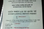 Lệ phí cấp giấy phép lái xe quốc tế sẽ ở mức thu là 135.000 đồng. (Ảnh: Việt Hùng/Vietnam+)