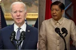 Tổng thống Mỹ Joe Biden (trái) và người đồng cấp Philippines Ferdinand Marcos Jr. (Nguồn: AFP/TTXVN)