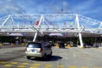 Trạm thu phí hầm đường bộ Đèo Cả. (Ảnh: Thế Lập/TTXVN)