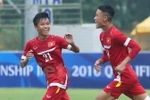 U16 Việt Nam có thể gây bất ngờ ở vòng chung kết U16 châu Á? (Ảnh: Minh Chiến/Vietnam+)