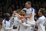 Niềm vui của các cầu thủ Leicester trong chiến thắng trước Crystal Palace. (Nguồn: Getty Images)