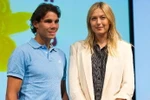 Rafael Nadal và Maria Sharapova. (Nguồn: Xinhua)