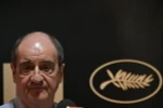 Chủ tịch Liên hoan phim quốc tế Cannes, ông Pierre Lescure, trong cuộc họp báo tại Cannes, Pháp. (Nguồn: AFP/TTXVN)