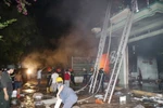 [Photo] Cháy lớn thiêu rụi kho hàng điện máy ở Ninh Thuận
