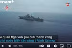 Video cảnh Hải quân Nga giải cứu tàu hàng bị cướp biển tấn công
