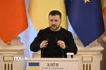 Tổng thống Ukraine Volodymyr Zelensky. (Ảnh: AFP/TTXVN)