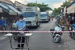Thành phố Vũng Tàu thiết lập vùng cách ly y tế từ 12 giờ ngày 11/7 tại khu vực cảng Cát Lở phường 11, thành phố Vũng Tàu, tỉnh Bà Rịa-Vũng Tàu. (Ảnh: TTXVN)
