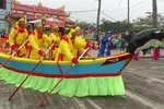 Lễ hội cầu ngư của người dân vùng biển Cảnh Dương (Quảng Bình). (Ảnh: Đức Thọ/TTXVN)