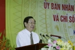 Bộ trưởng Bộ Nội vụ Lê Vĩnh Tân phát biểu khai mạc hội nghị. (Ảnh: Nguyễn Dân/TTXVN)