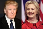 Donald Trump và Hillary Clinton - Hai ứng cử viên hàng đầu trong cuộc chạy đua Tổng thống Mỹ 2016. (Nguồn: Getty Images)
