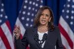 Phó Tổng thống Hoa Kỳ Kamala Harris phát biểu tại một sự kiện ở Washington, DC ngày 4/1/2021. (Ảnh: AFP/TTXVN)