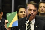Ảnh tư liệu: Tổng thống đắc cử Brazil Jair Bolsonaro tại một sự kiện ở Brasilia ngày 6/11/2018. (Nguồn: AFP/TTXVN)