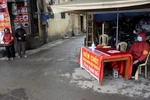 Một chốt kiểm dịch tại Thái Bình. (Ảnh: TTXVN)