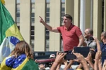 Tổng thống Jair Bolsonaro phát biểu trước người dân. (Ảnh: CNN)