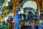 Ngành công nghiệp ôtô Trung Quốc gặp khó khăn do COVID-19. (Ảnh: China Daily)