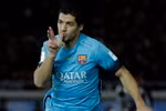 Suarez ghi cả ba bàn thắng cho Barcelona. (Nguồn: EPA)
