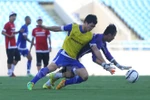Công Phượng rất có thể được ra sân ngay từ đầu. (Ảnh: Minh Chiến/Vietnam+)