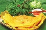 Món bánh xèo Nam Bộ. (Nguồn: thoangsaigon.com)