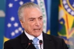 Tổng thống Brazil Michel Temer tại một sự kiện ở Brasilia. (Nguồn: AFP/TTXVN)