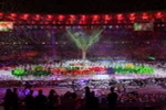 Một tiết mục nghệ thuật tại lễ bế mạc Thế vận hội Rio. (Nguồn: AFP/TTXVN)