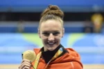  Vận động viên Katinka Hosszu của Hungary giành Huy chương vàng bơi ếch 100m nữ tại Olympic 2016. (Nguồn: EPA/TTXVN) 